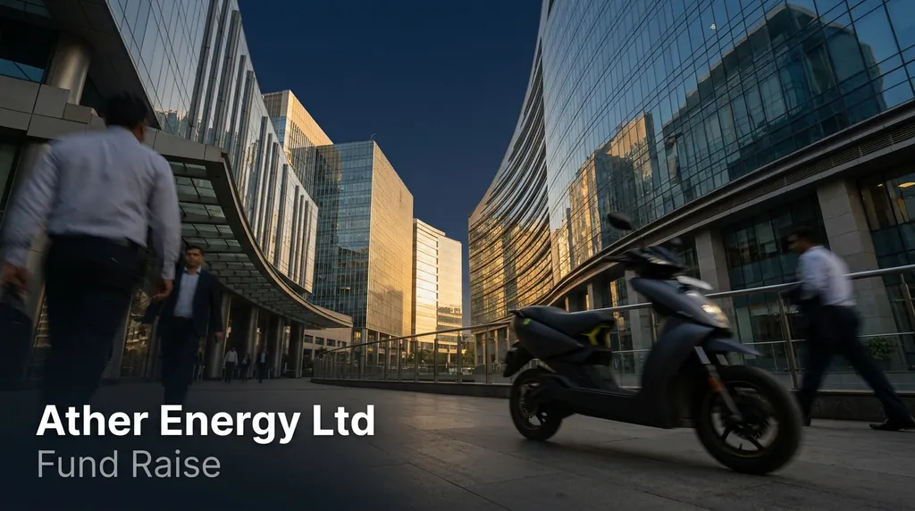 Ather Energy Raises ₹1300 Crore via QIP: Allots 1.08 Crore Shares at ₹1,202 Each