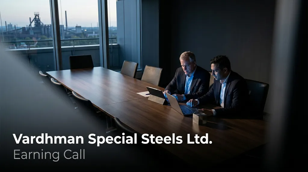 Vardhman Special Steels Q1 FY27 Net Profit Surges 107% to ₹41 Crore