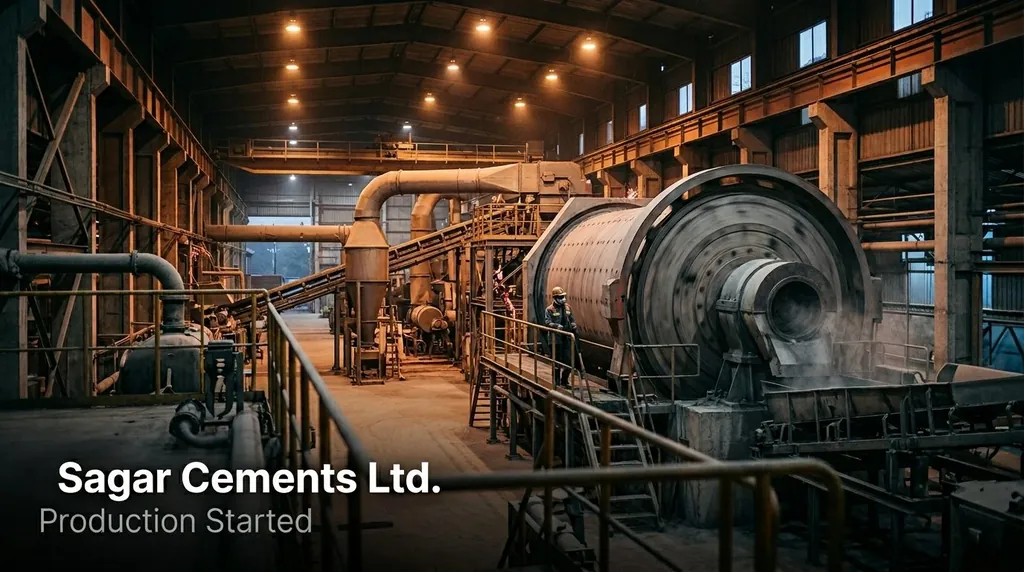 Sagar Cements Group Capacity Hits 11 MTPA as Madhya Pradesh Unit Begins Operations