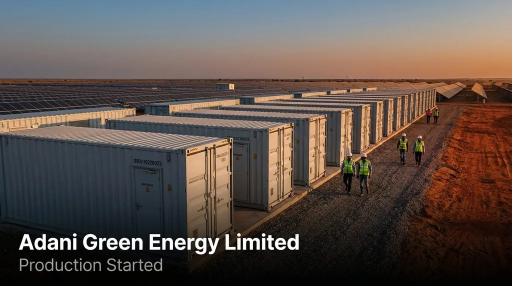 Adani Green Operationalises 1,990 MWh Battery Storage and 50 MW Solar Project in Gujarat