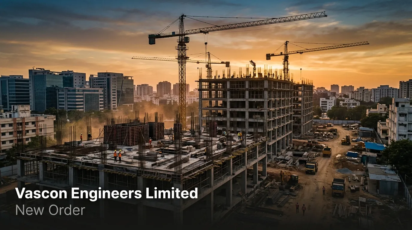 Vascon Engineers Shares Jump 11% After ₹660.79 Cr Order from Qualcomm for Bengaluru Facility