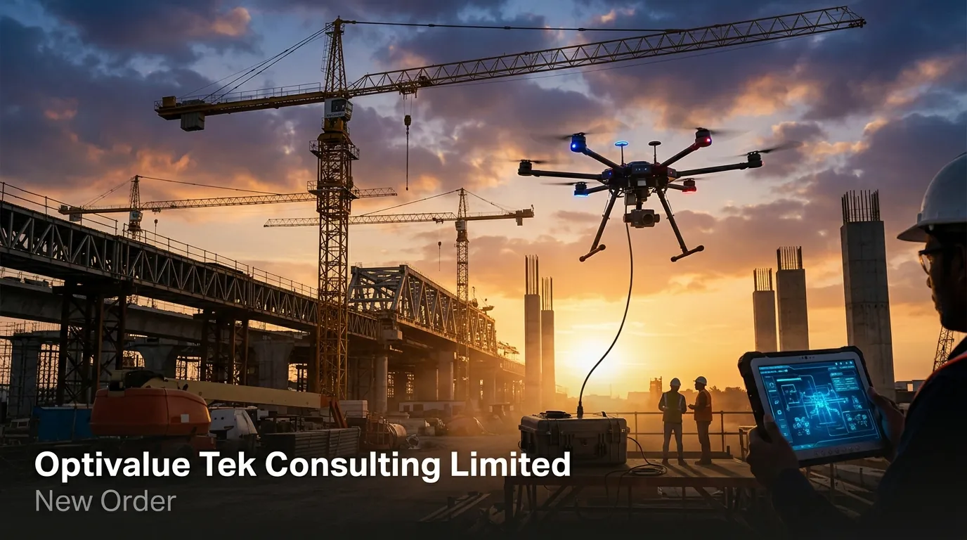 Optivalue Tek Consulting Secures ₹70 Crore Order for 100 Tethered Drone Systems