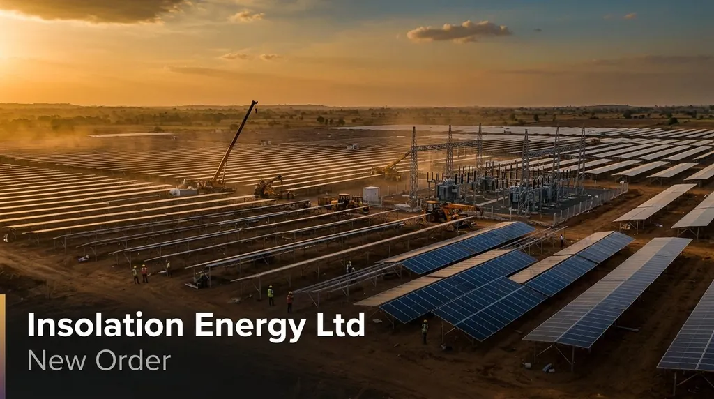 Insolation Energy Subsidiary Secures ₹558.29 Crore Solar Module Contract from NTPC