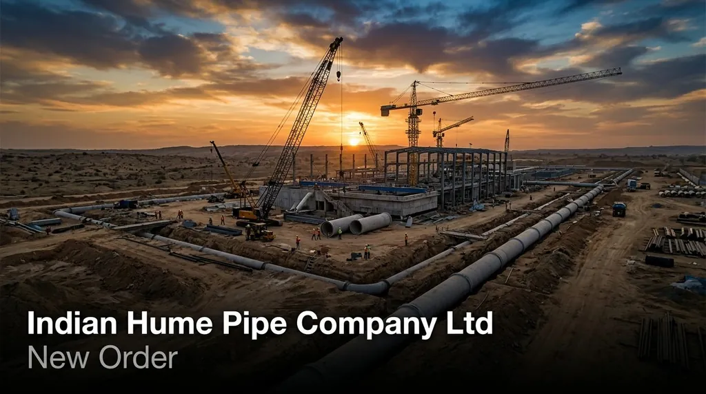 Indian Hume Pipe Bags ₹738.61 Crore Water Supply Project in Rajasthan