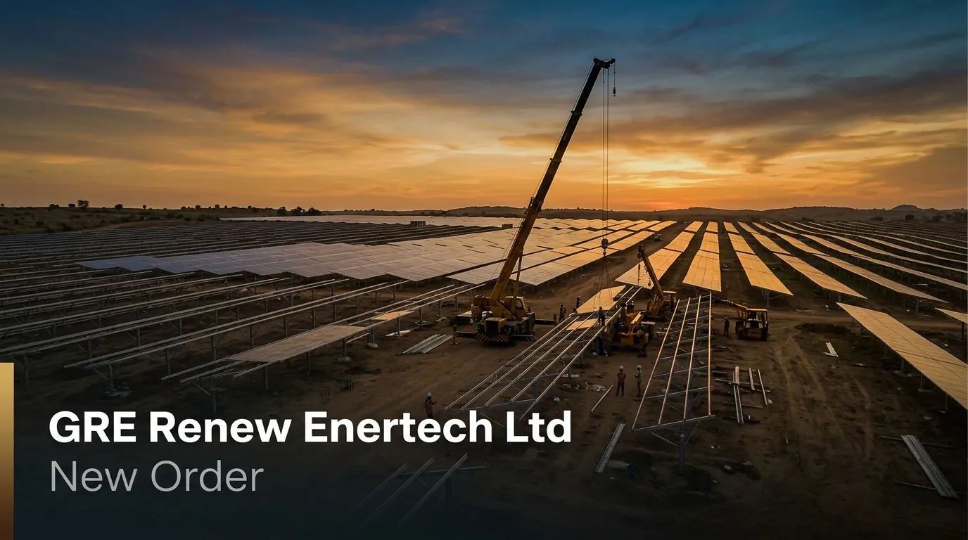 GRE Renew Enertech Secures Solar EPC Orders Worth ₹25.56 Crore for 6.45 MW Projects
