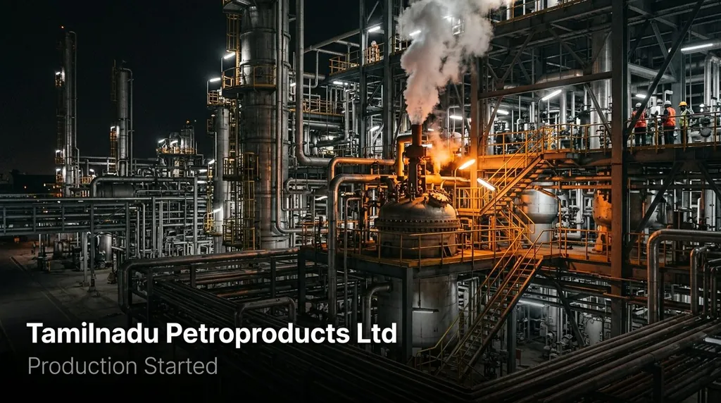 Tamilnadu Petroproducts Resumes Propylene Oxide Plant Operations at Manali Facility