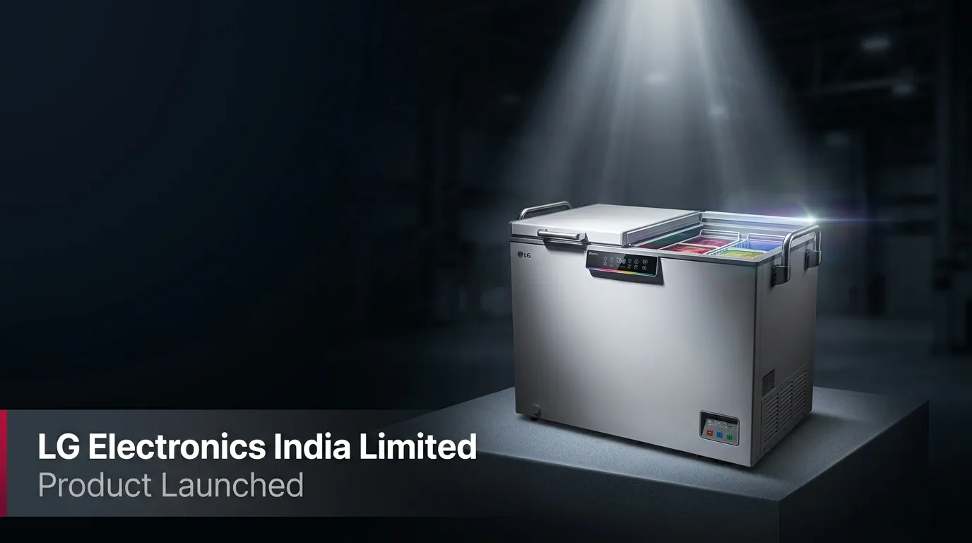 LG Electronics India Enters Commercial Freezer Market with Models Priced from ₹28,990