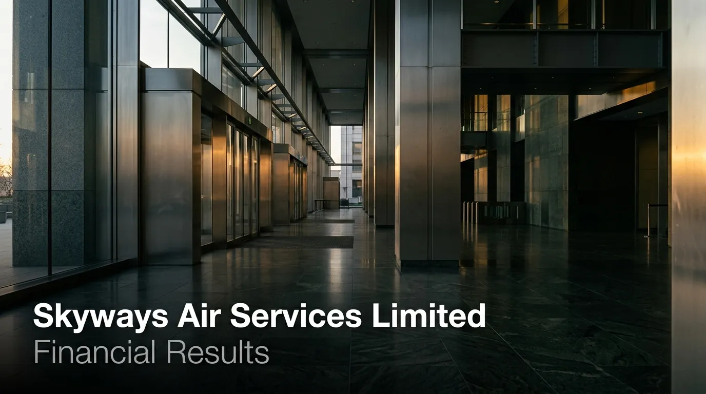 Skyways Air Services Q1 Results: Net Profit Surges 143.6% YoY to ₹26.8 Crore