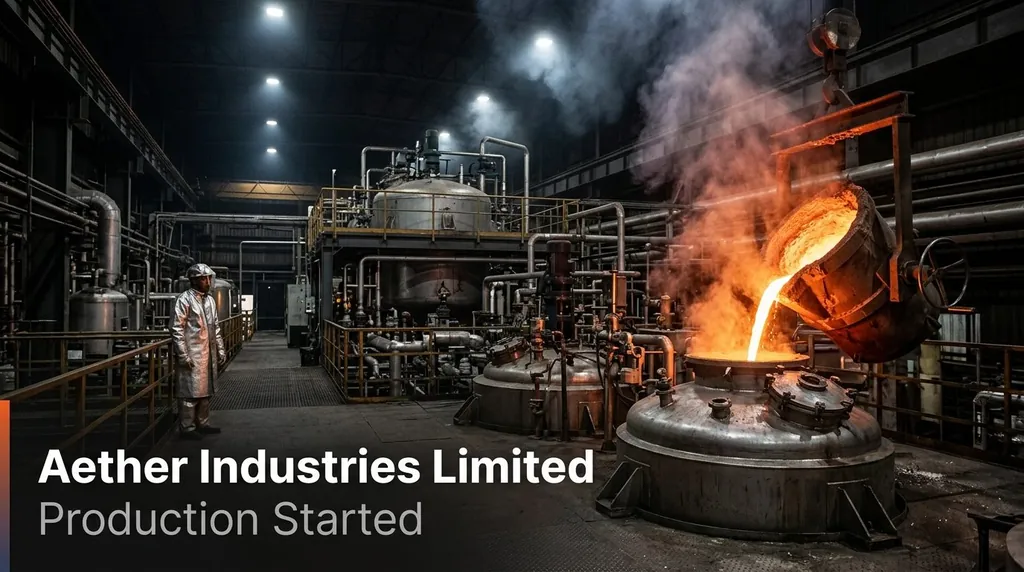 Aether Industries Commences Commercial Operations at Site 5 to Boost Production Capacity