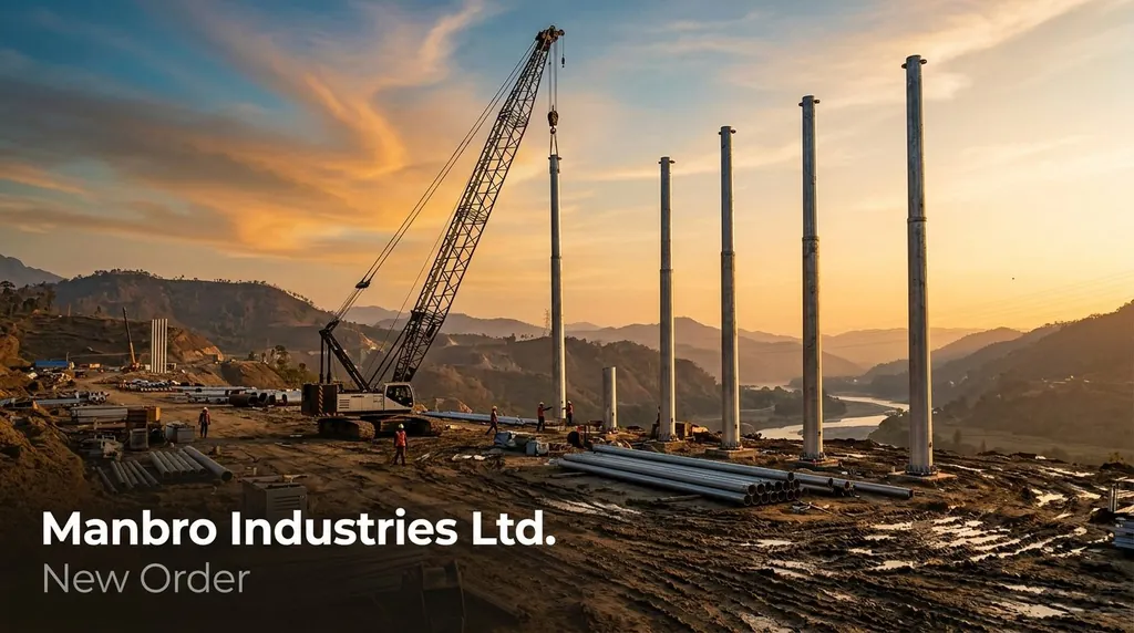 Shivam Pipes Secures ₹9.08 Crore Order for Steel Poles in North East India