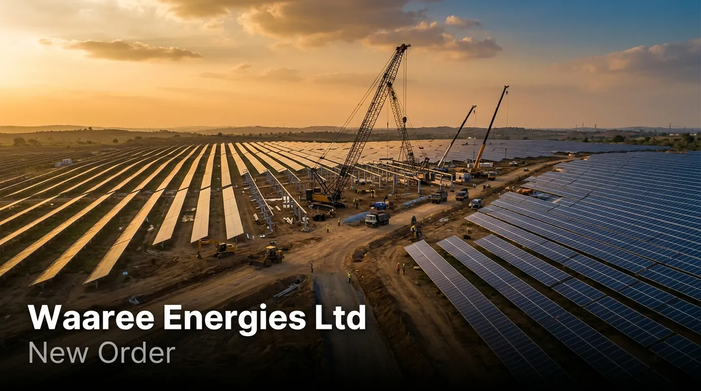Waaree Energies Bags 2 GW Solar Module Supply Order for Execution by FY28