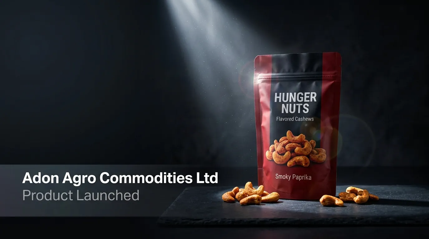 Adon Agro Commodities Launches Hunger Nuts Brand Amid 215% Annual Revenue Growth