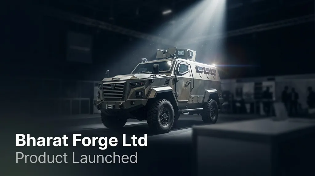 Bharat Forge Subsidiary KSSL Unveils Simha 4x4 Armoured Vehicle at Eurosatory 2026
