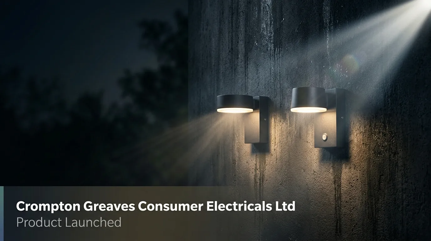 Crompton Greaves Launches WallSmile Outdoor Deco Lighting Range Starting at ₹1,000