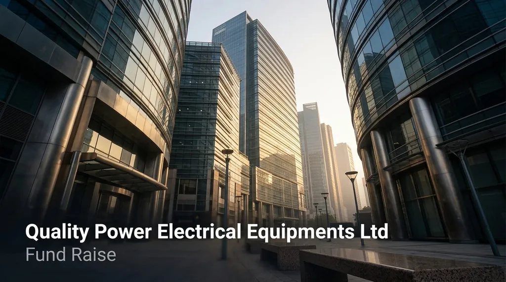 Quality Power Electrical Equipments to Consider Multi-Tranche Fund Raise on May 13