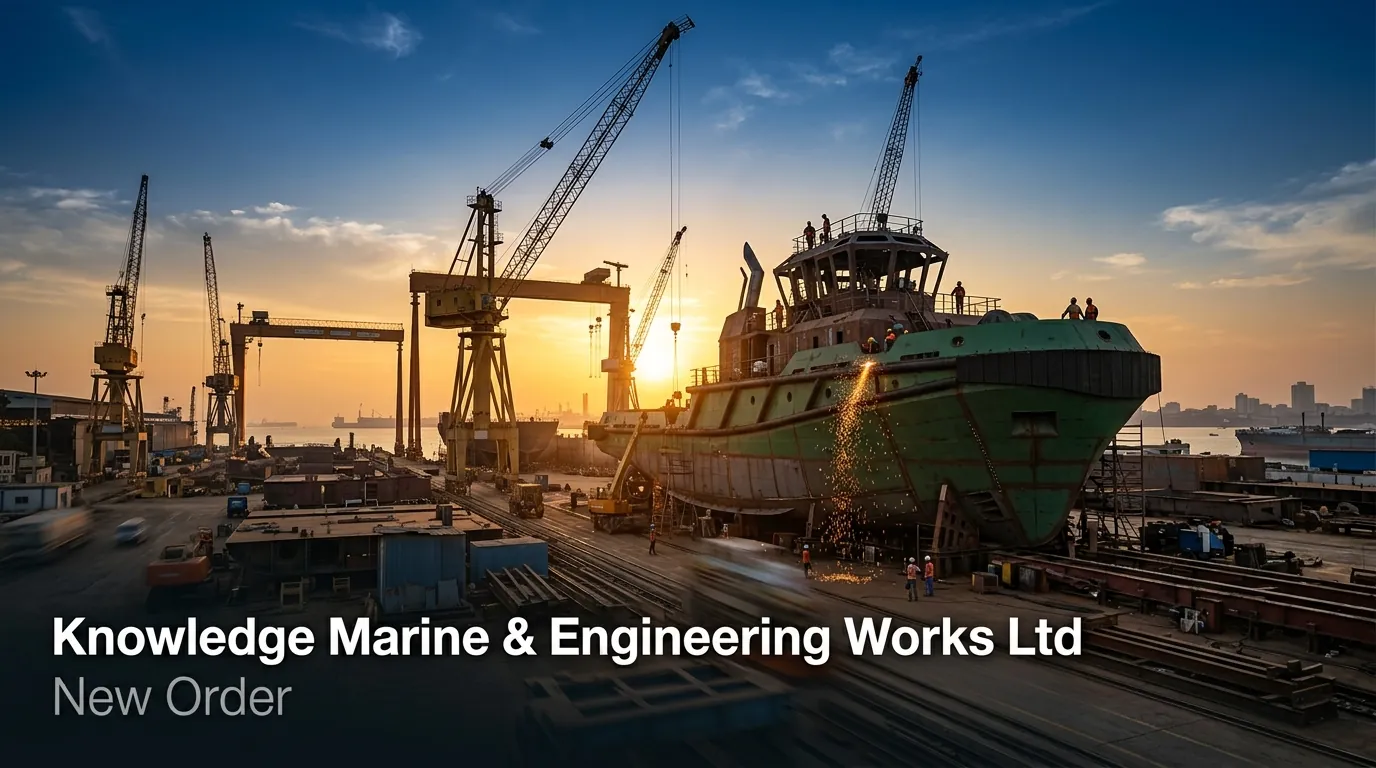 Knowledge Marine & Engineering Secures ₹279.33 Cr Green Tug Order from Mumbai Port Authority