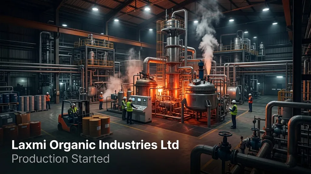 Laxmi Organic Industries Commissions Ethyl Acetate Plant; Commercial Dispatches Begin