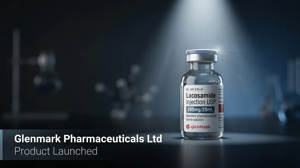 Glenmark Pharmaceuticals Launches Lacosamide Injection in USA Targeting $15.2M Market