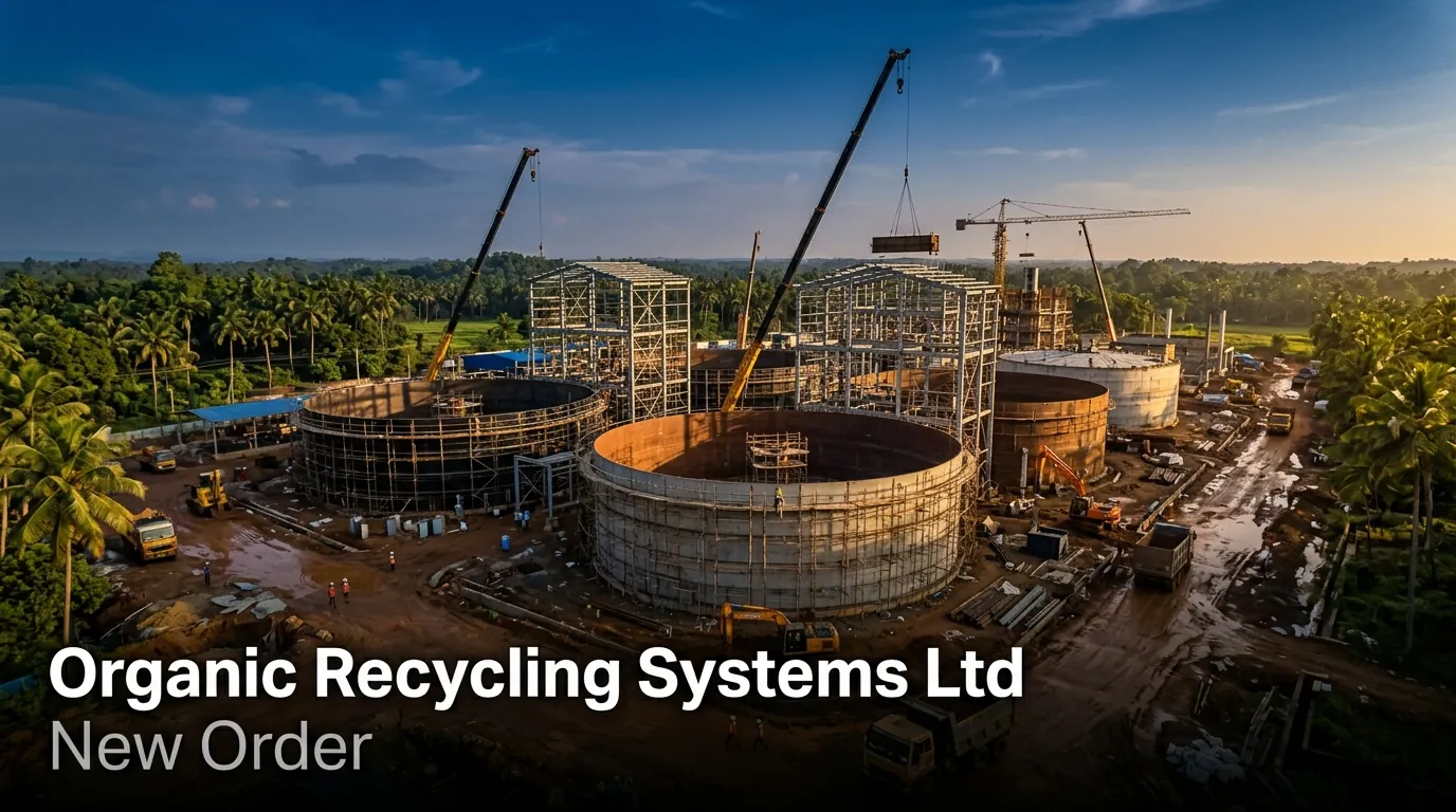 Organic Recycling Systems Secures ₹92.41 Cr BPCL Order for Kerala CBG Plant