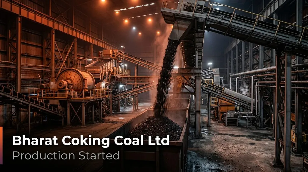 Bharat Coking Coal Commences 2.0 MTPA Bhojudih Washery Operations for Steel Sector