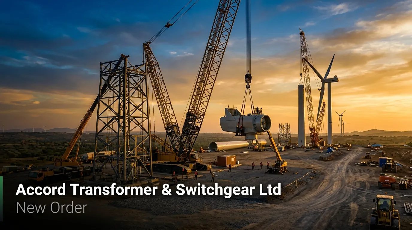Accord Transformer Secures ₹20.02 Cr Order for Aditya Birla Wind Project