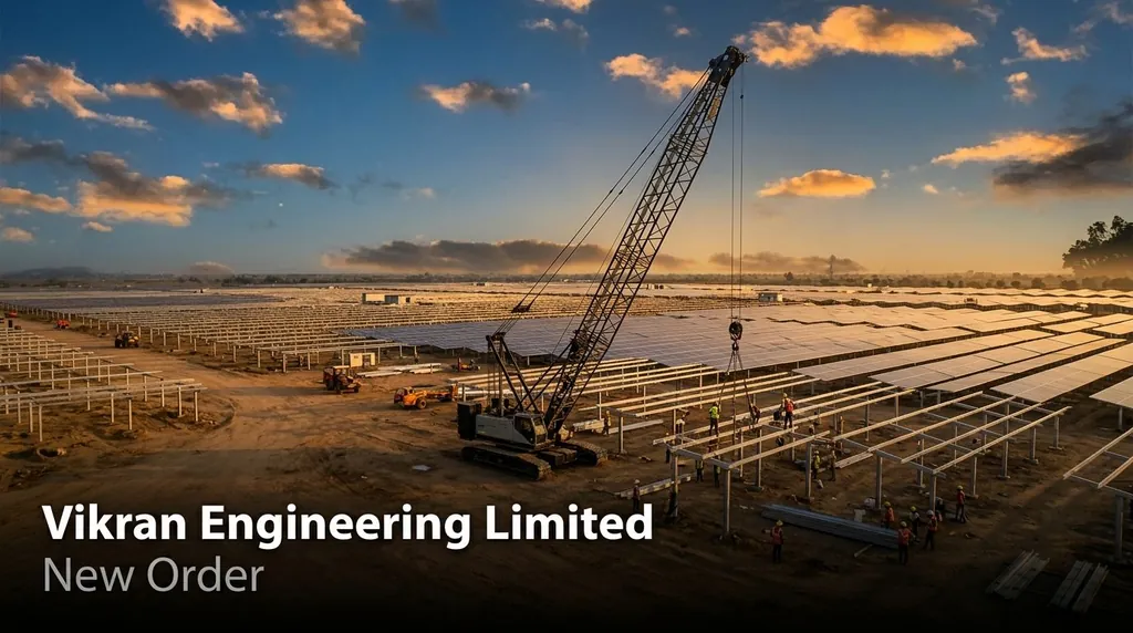 Vikran Engineering Bags Mega ₹3,517.98 Crore EPC Order for 969 MW Solar Project