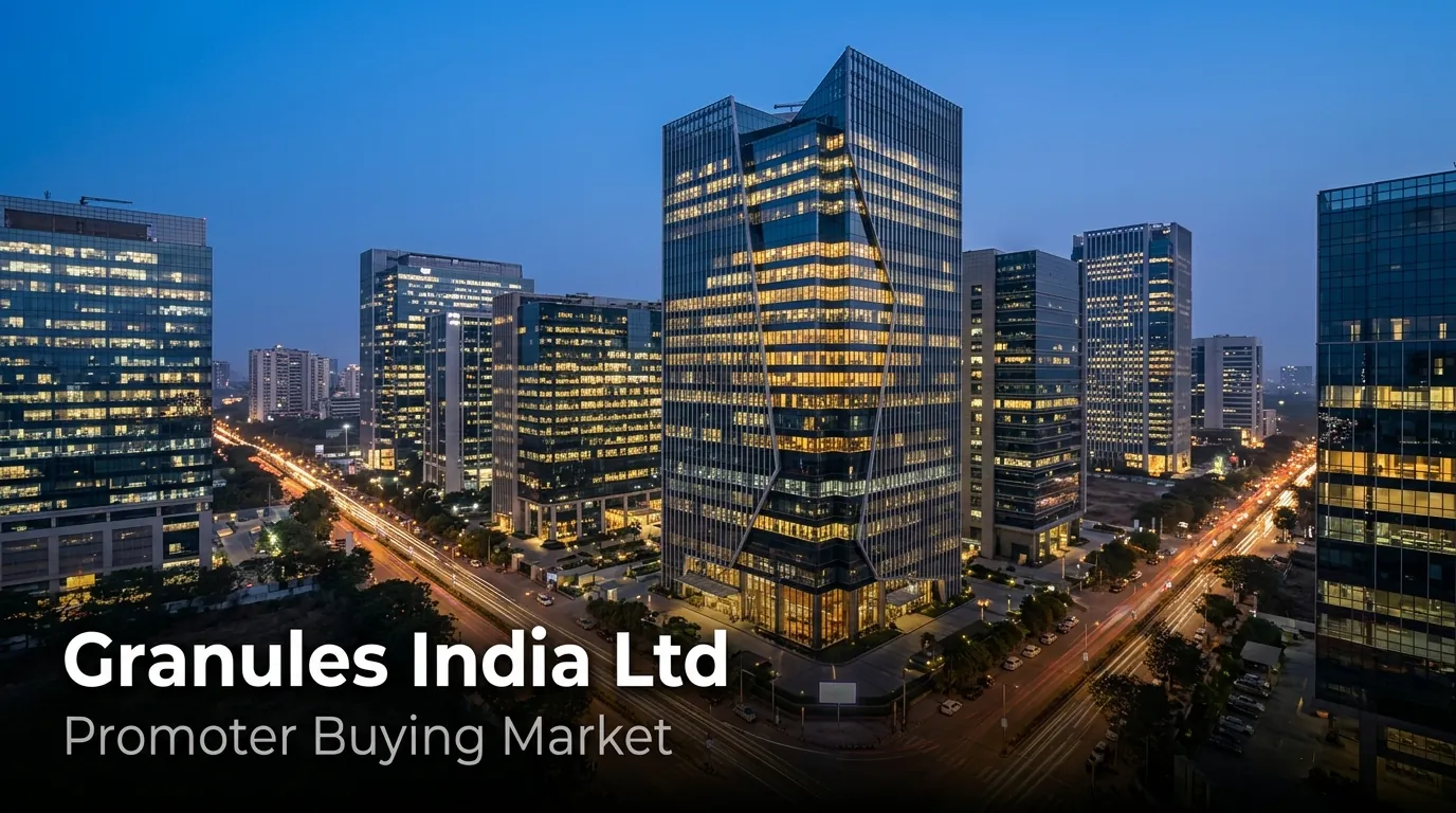 Granules India Promoter Uma Devi Chigurupati Acquires 2.48 Crore Shares via Open Market