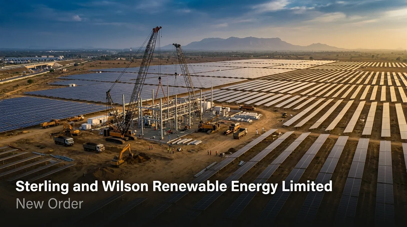 Sterling and Wilson Renewable Energy Shares Rise 5% After Bagging ₹985 Crore Orders