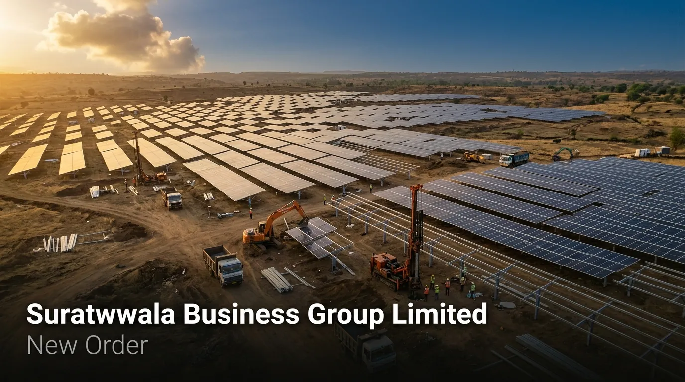 Suratwwala Business Group Subsidiary Bags ₹69 Crore Solar EPC Order in Maharashtra