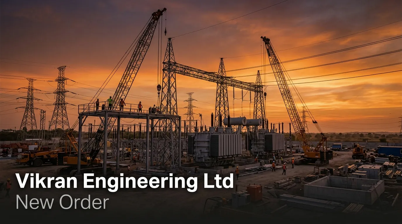 Vikran Engineering Secures ₹153.76 Crore POWERGRID Substation Order