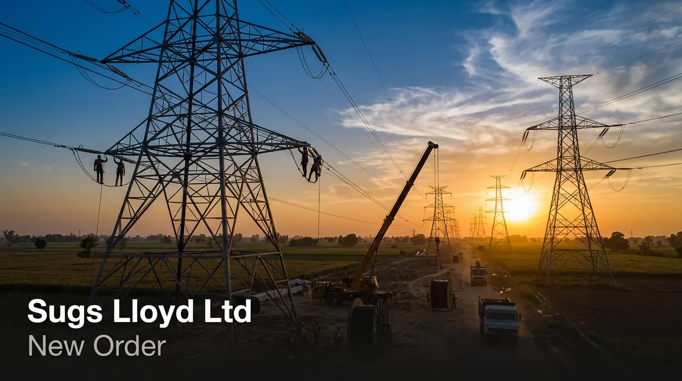 Sugs Lloyd Secures ₹213.48 Cr Contract for Punjab Power Infrastructure Works