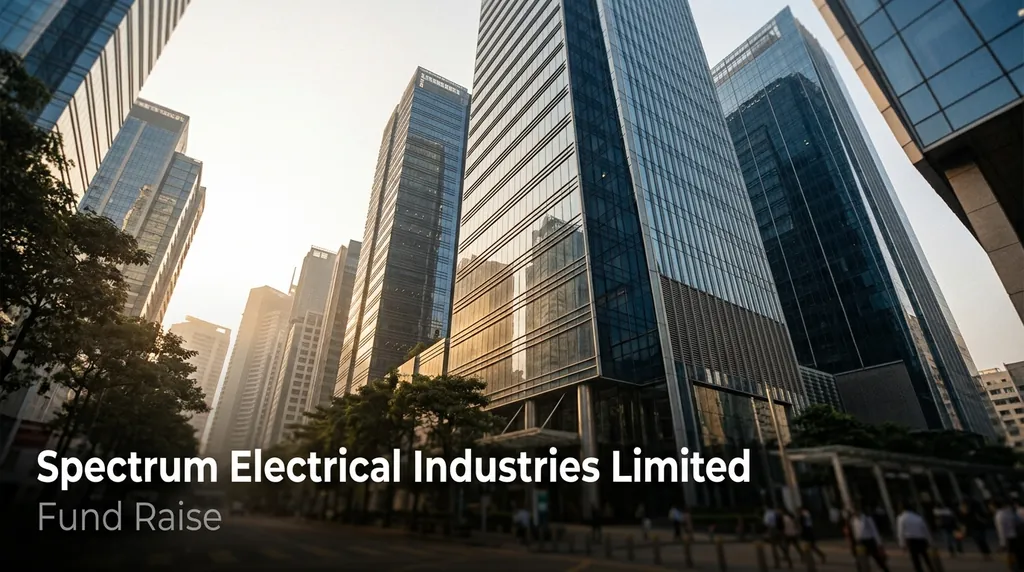 Spectrum Electrical to Raise ₹325 Crore via Preferential Issue to HDFC MF and Others