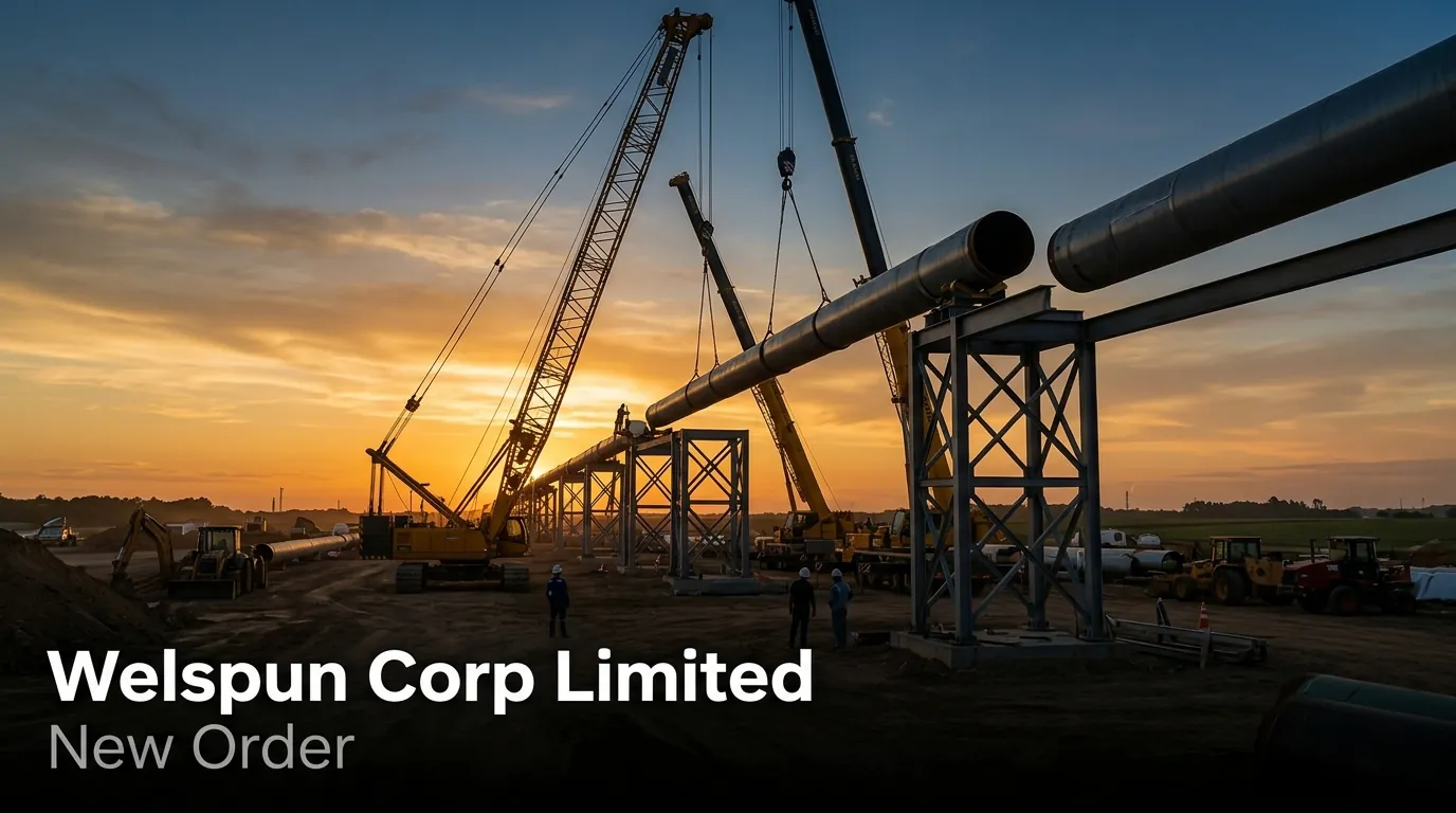 Welspun Corp Shares Rise 5% After Bagging ₹4,000 Crore Pipe Order in USA