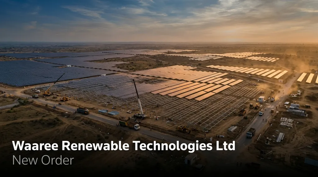 Waaree Renewable Technologies Bags 800 MWac Solar EPC Order for FY28 Execution
