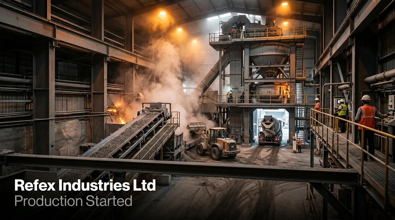 Refex Industries Commences Ready-Mix Concrete Operations at New Pune Plant