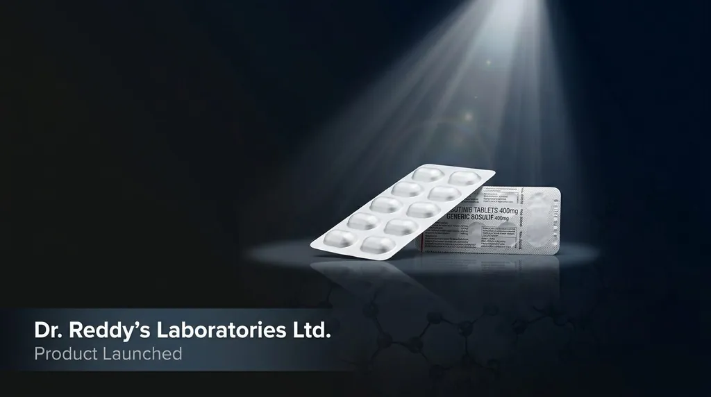 Dr. Reddy's Launches First Generic Bosulif in US Market for $253.8M Opportunity