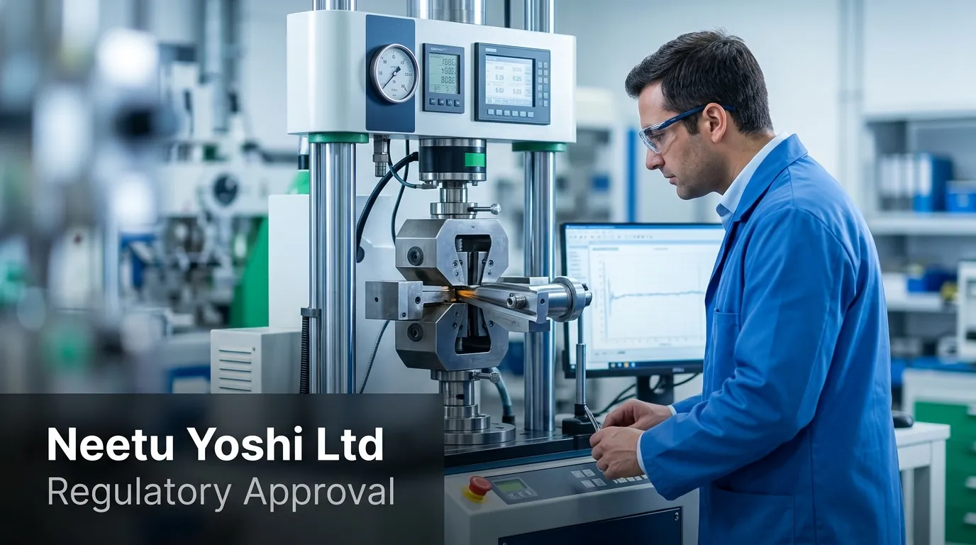 Neetu Yoshi Secures RDSO Prototype Approval for High-Speed Railway Friction Wedges