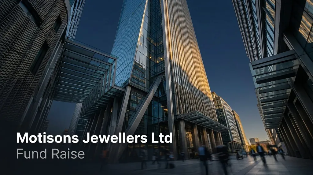 Motisons Jewellers Raises ₹150 Crore via QIP; Issue Price Set at ₹11.05