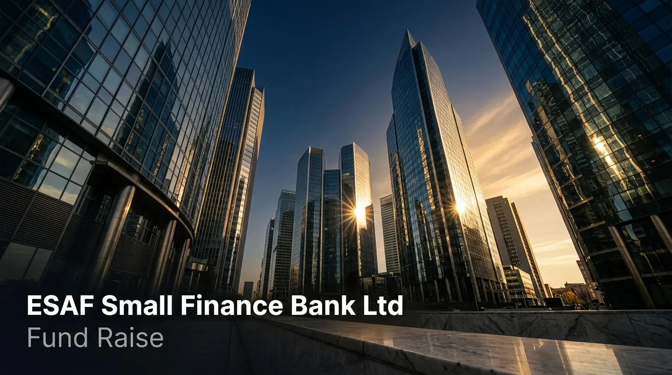 ESAF Small Finance Bank Board Approves ₹500 Crore Fund Raise via Tier II NCDs