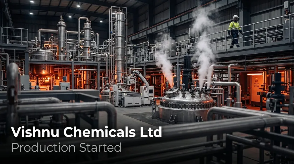 Vishnu Chemicals Resumes Full Production at Visakhapatnam Plant; TTM Revenue at ₹1,552 Cr