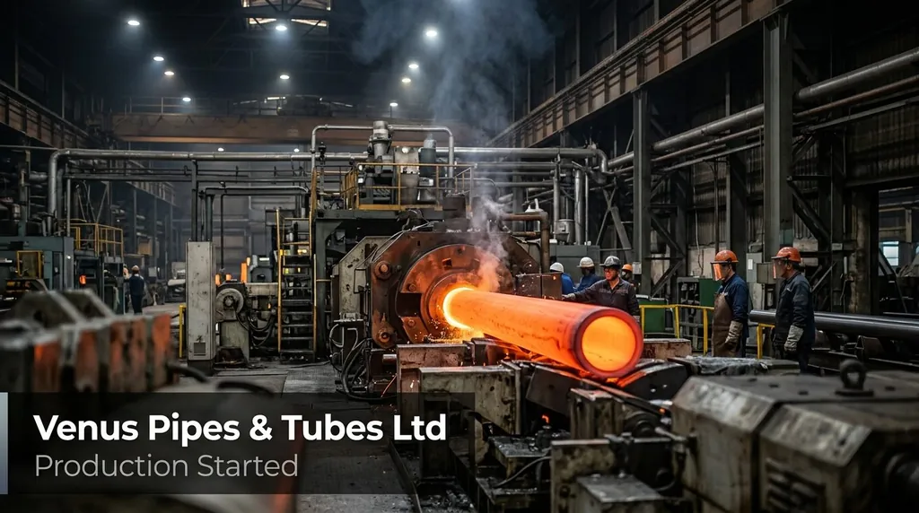 Venus Pipes & Tubes Starts Commercial Production of 10,200 MTPA New Capacity