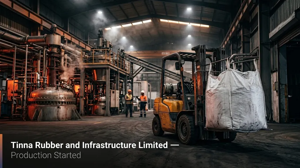 Tinna Rubber Dispatches First Commercial Load from New Varale rCB & TPO Plant