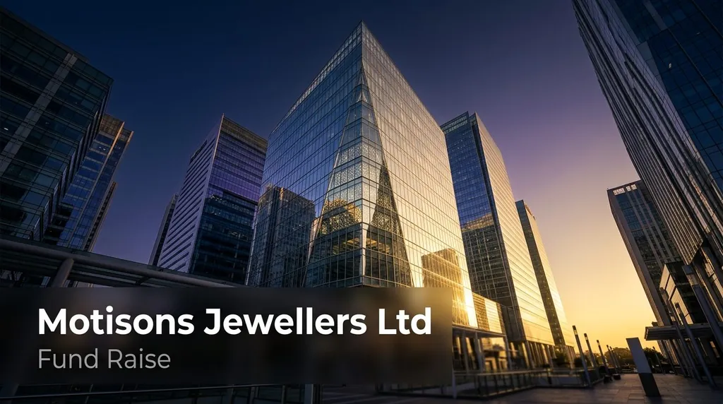 Motisons Jewellers Launches QIP at ₹11.58 Floor Price to Fuel Capital Expansion