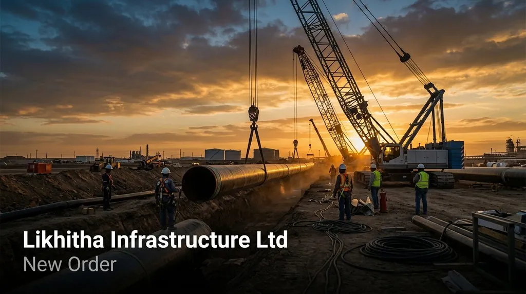 Likhitha Infrastructure Secures ₹121.04 Cr Pipeline Order from Oil India Limited