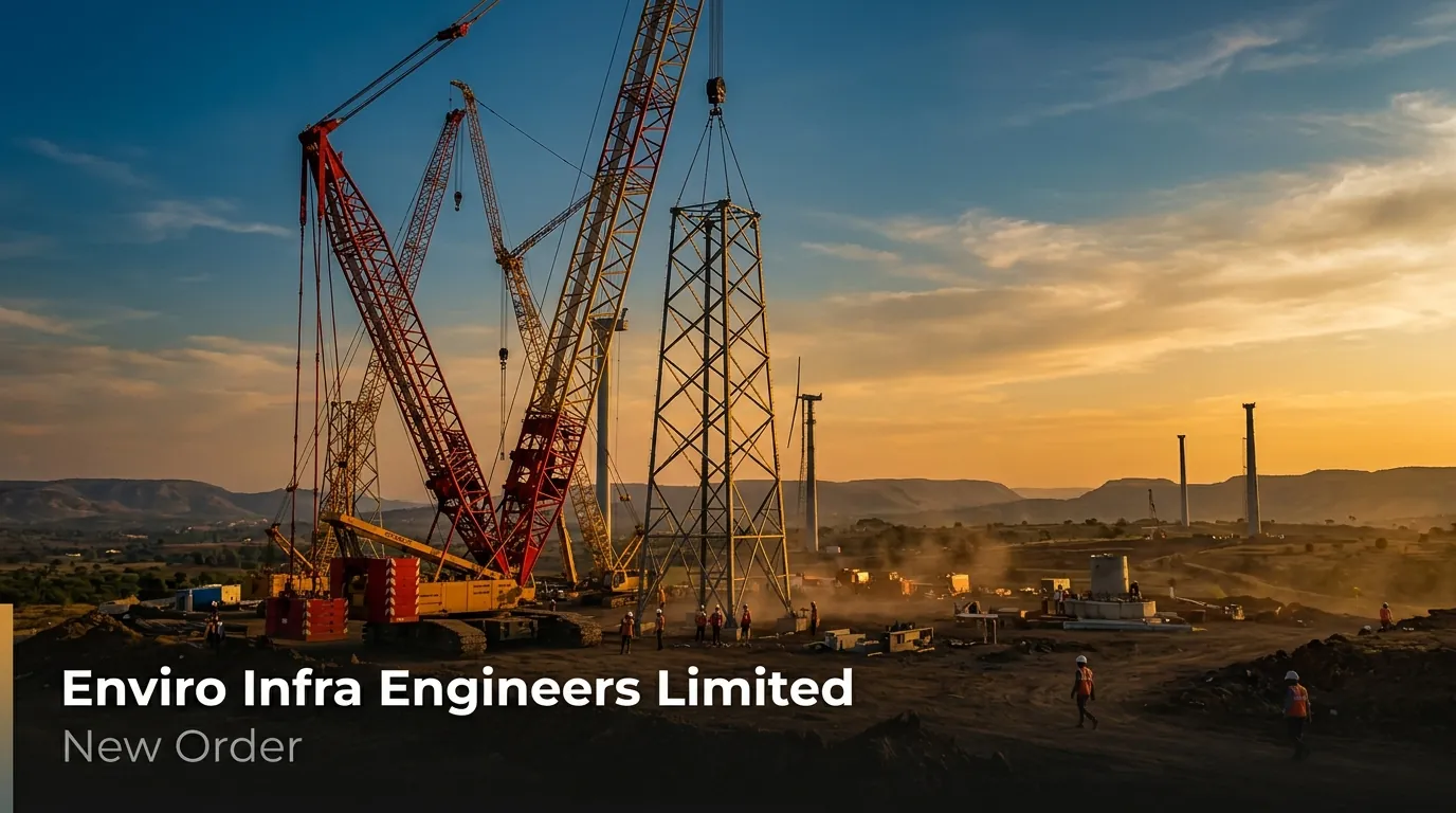 Enviro Infra Engineers Subsidiary Secures ₹189.99 Cr Wind EPC Order from Tata Power