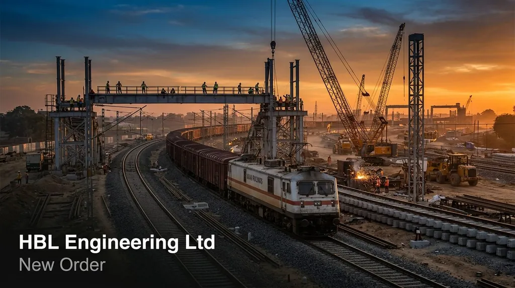 HBL Engineering Secures ₹1,714 Crore Kavach Order from Chittaranjan Locomotive Works