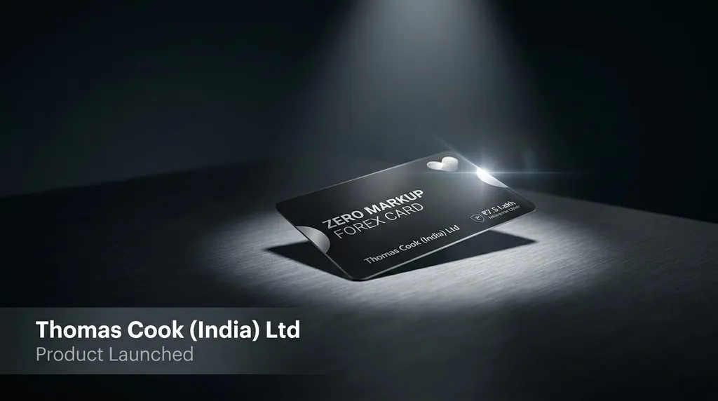 Thomas Cook India Launches Zero Markup Forex Card with ₹7.5 Lakh Insurance Cover