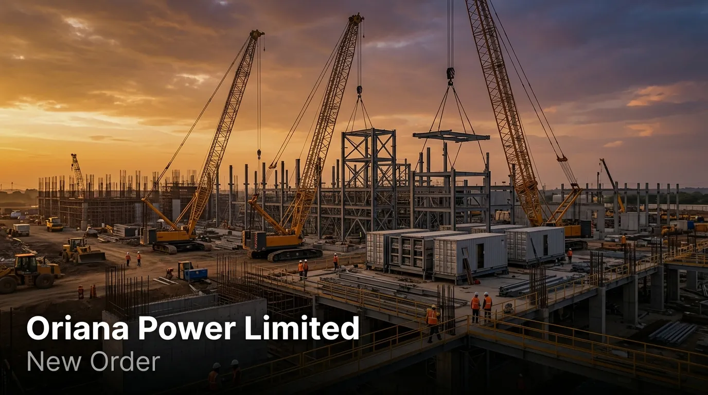 Oriana Power Secures ₹3,870 Crore Orders for 900 MW Battery Storage Systems