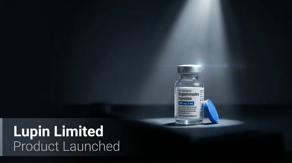 Lupin Launches Sugammadex Injection in US Following FDA Approval for Bridion Generic