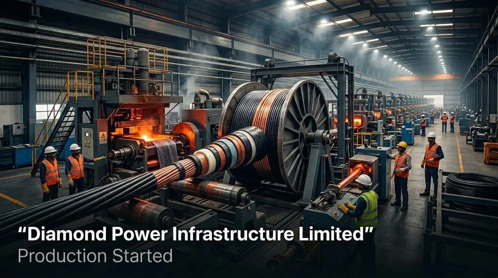 Diamond Power Infrastructure Commissions 8th MV/EHV Production Line at Vadodara Facility